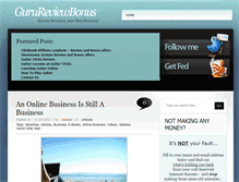 Tablet Screenshot of gurureviewbonus.com
